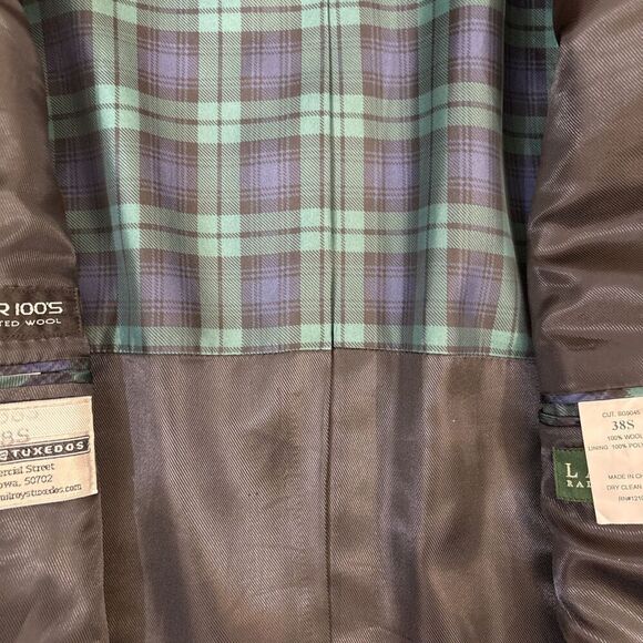 Lauren Ralph Lauren Tuxedo Jacket Black Notch Lapel 38S - Picture 10 of 10